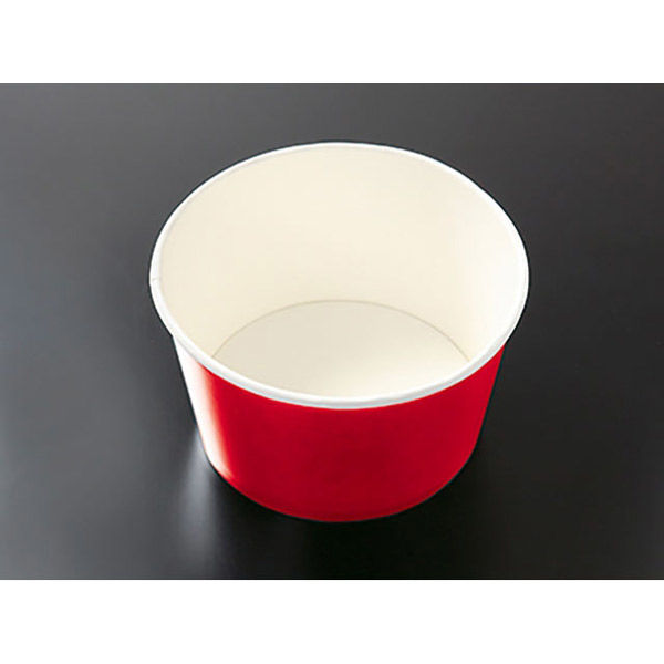 アスクル】ケーピープラテック 紙フードカップ KM-140-750 本体 赤 600枚(50×12) 54951（直送品） 通販 ASKUL（公式）