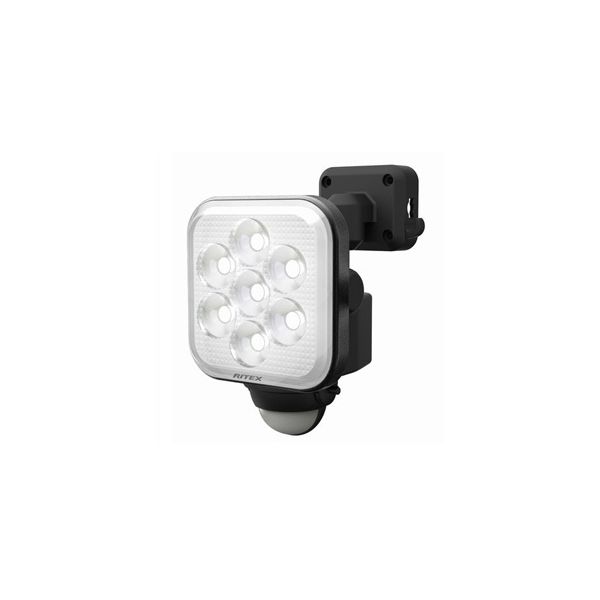 ムサシ フリーアーム式LEDセンサーライト 防雨型 コンセント式タイプ