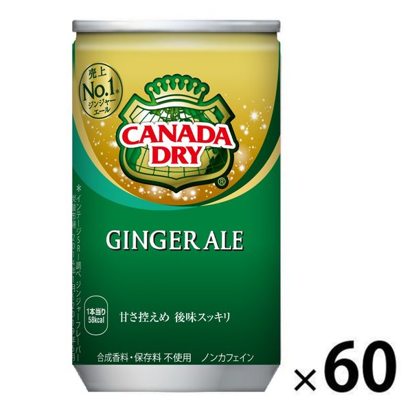 アスクル】 【炭酸飲料】 カナダドライ ジンジャーエール 160ml 1セット（60缶） 通販 - ASKUL（公式）