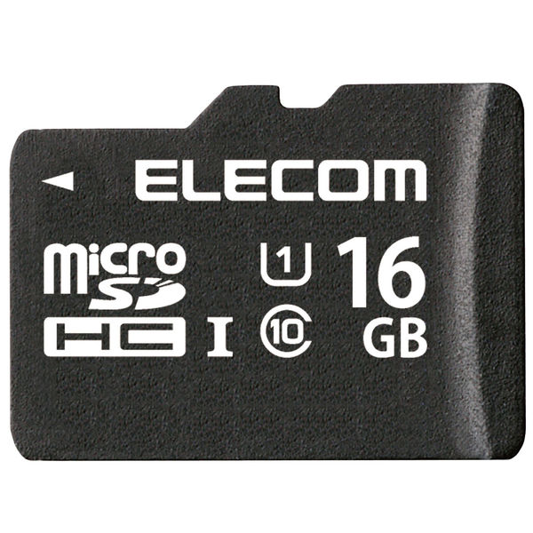 アスクル】マイクロSD カード 16GB UHS-I U1 高速データ転送 SD変換アダプタ付 スマホ 写真 MF-HCMR016GU11A エレコム  1個 通販 ASKUL（公式）