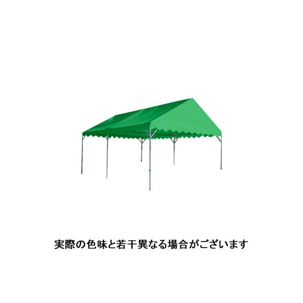 ＜LOHACO＞ ogawa 集会用テント CJ式H型 新伸縮フレーム 5号 グリーン FE6885-40 （直送品）