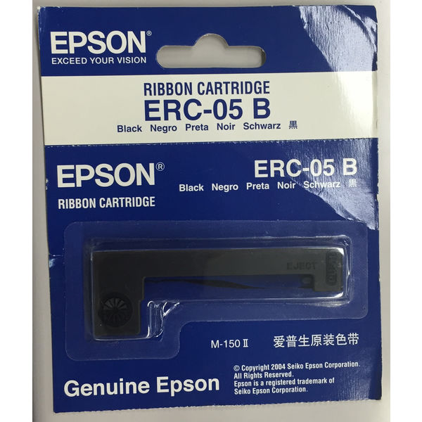 アスクル】 エプソン（EPSON） 純正リボンカートリッジ ERC-05B 黒 1個（取寄品） 通販 - ASKUL（公式）