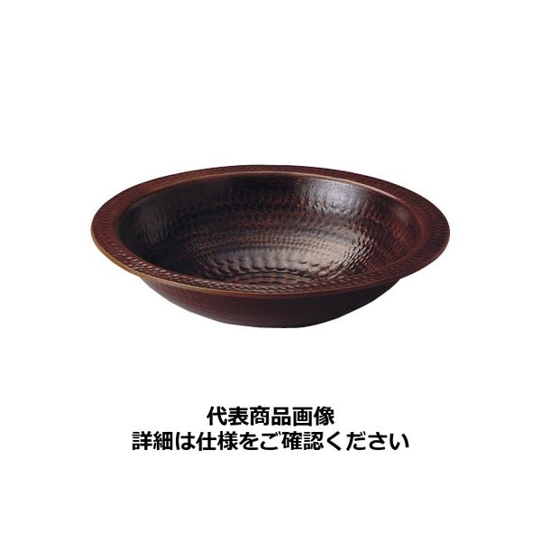 国産品 丸新銅器 SA 銅 うどんすき鍋 槌目入 36cm QUD03036