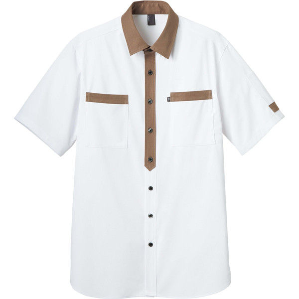 カーシーカシマ 都内で 半袖ニットシャツ ホワイト 人気商品ランキング S CSY170 取寄品