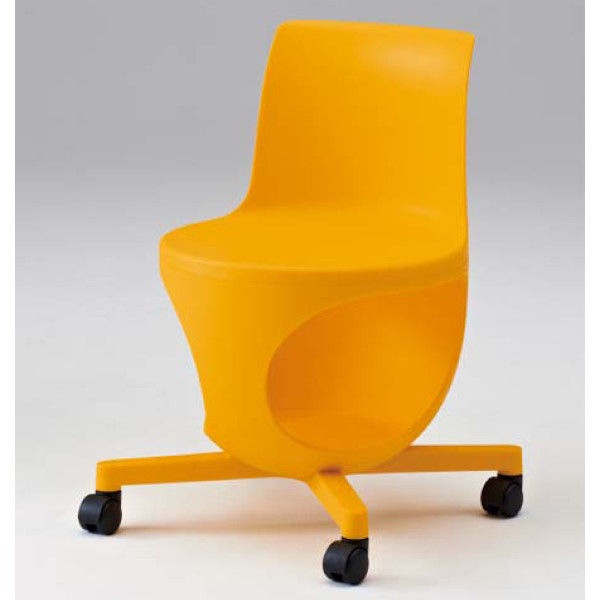 オカムラ 【年中無休】 e-chairタブレットなしパッドなし オレンジ 至高 482幅×497奥行×710高さ×420座高 mm GD19 9314FB 直送品