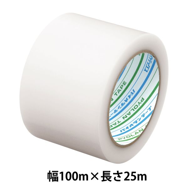 ダイヤテックス 養生テープ パイオランテープ Y-09-CL 塗装・建築養生用 クリア 100mm×25m 1巻