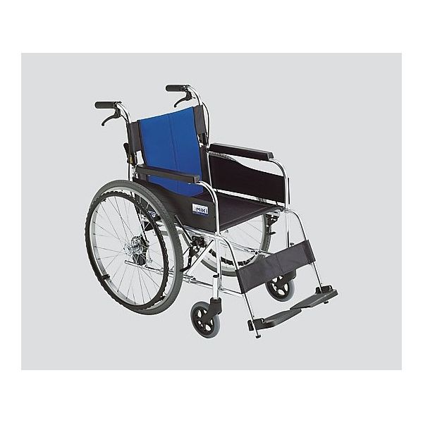 12870円 数量限定アウトレット最安価格 車椅子 自走式車椅子 折りたたみ スチール ノーパンクタイヤ 背固定 車いす エコノミーシリーズ EX-10BS