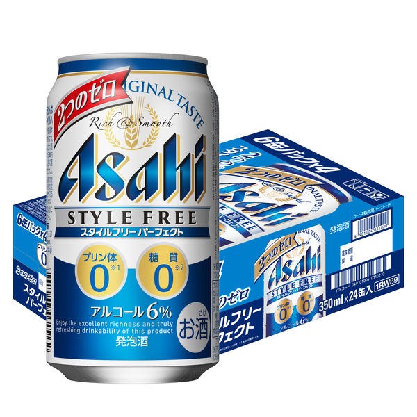 アスクル】アサヒ スタイルフリーパーフェクト 350ml 24缶 【発泡酒】 通販 ASKUL（公式）