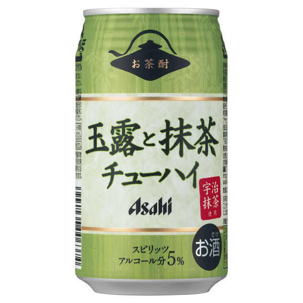アサヒビール お茶酎 玉露と抹茶 340ml×24缶 - アスクル