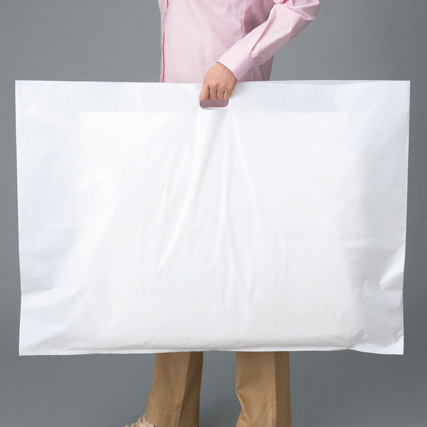 アスクル】 大型小判抜きポリ手提げ袋 LL-1（B2） 白 1袋（20枚入） 通販 - ASKUL（公式）