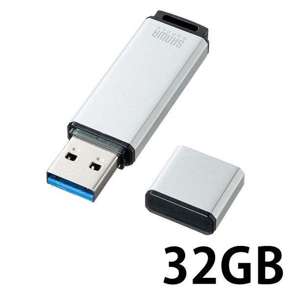 大好き 最安値に挑戦 サンワサプライ USB3.1 Gen1 メモリ 直送品 1個 UFD-3AT32GSV