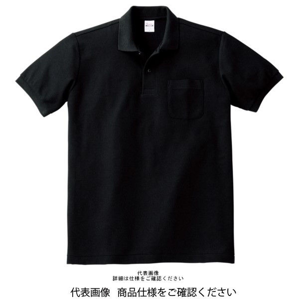 トムス T/Cポロシャツ ブラック 5L 00100-VP-005-5L 1セット（2枚）（直送品）