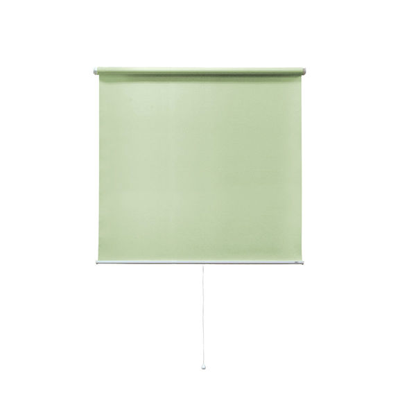 ナプコインテリア シングルロールスクリーンマグネットタイプ プル式 フルーレ 高さ900×幅520mm エメラルドグリーン 1本（直送品）