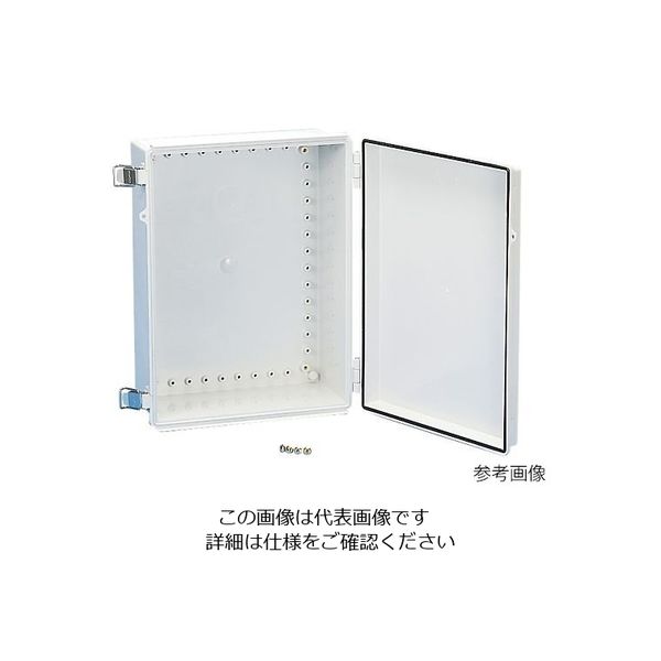 【アスクル】 タカチ電機工業（TAKACHI） 防水・防塵開閉式プラボックス（BCAP型） BCAP304018G 1個 3-983-35