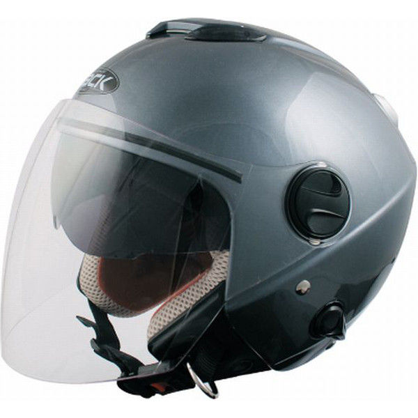 アスクル】TNK工業 ZJ-2 ZACK ジェットヘルメット チタンシルバー 
