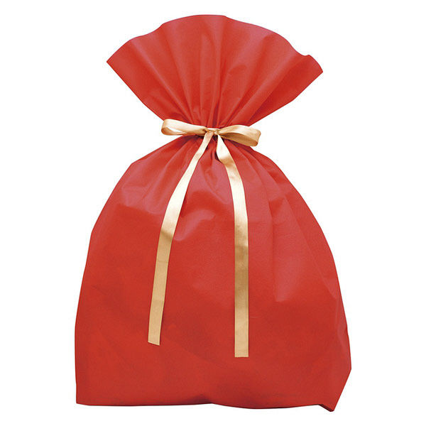アスクル】 ササガワ 不織布巾着袋 赤 超BIG 1P 50-3951 1枚 通販 - ASKUL（公式）