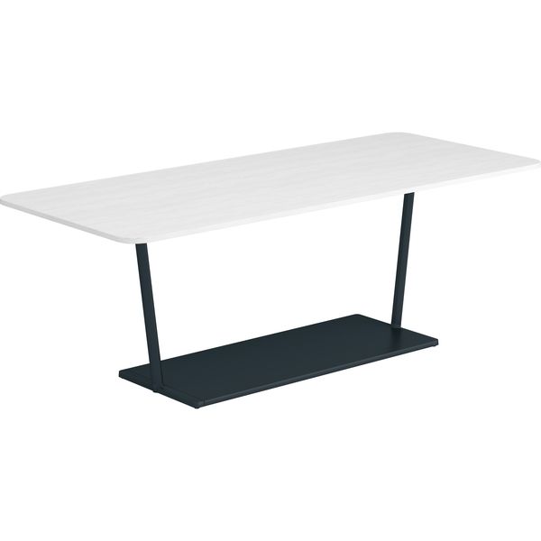 【組立設置込】コクヨ リージョン ミドルテーブル T字脚 角形 黒脚 メラミン天板 奥行900×高さ720mmのサムネイル