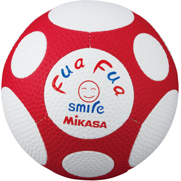 アスクル ミカサ ふあふあサッカーボール 4号球 2個セット白 赤 柔らかいスポンジ素材を使用 重量約150g 直径約cm Fff4 Wr 直送品 通販 Askul 公式