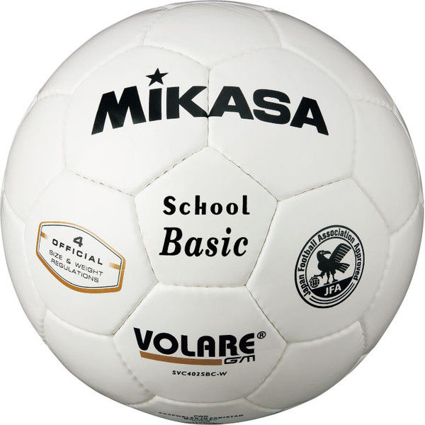 評価 サッカーボール ミカサ 5号 検定球 手縫い 亀甲型 白 黒 SVC50VL-WBK