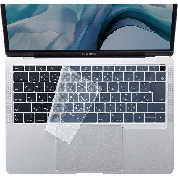 サンワサプライ MacBook Air 13.3インチ Retinaディスプレイ用シリコンキーボードカバー 【国内発送】 爆買い 直送品 FA-SMACBA13R 1個 クリア