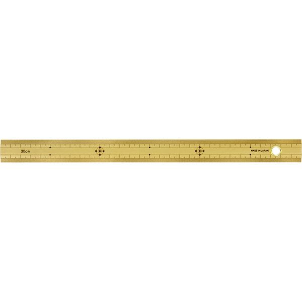 アスクル】シンワ測定 竹製ものさし 30cm 上下段1mmピッチ ハトメ付 71760（取寄品） 通販 ASKUL（公式）