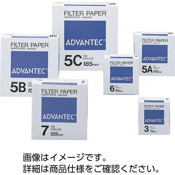 定性ろ紙 No.2 600ｍｍφ 100枚 アドバンテック東洋 - 2