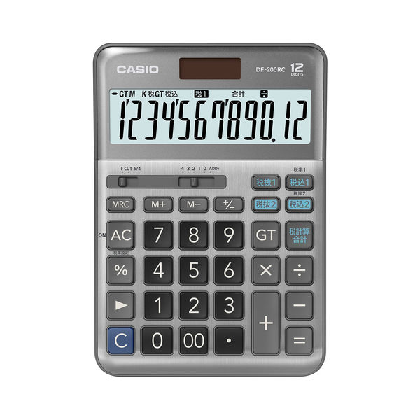 カシオ計算機 軽減税率対応 大型（デスクサイズ）DF-200RC-N