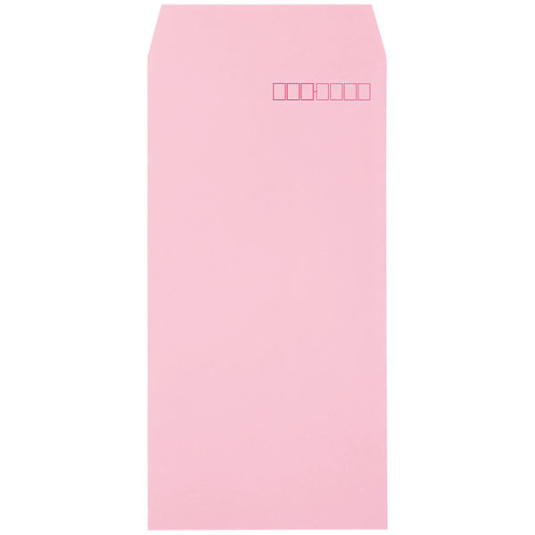 カラー封筒 アメリカン40 ピンク 長3 1セット(500枚） ムトウユニパック