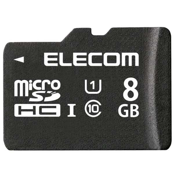 アスクル】MicroSDカード 8GB UHS-I U1 高速データ転送 SD変換アダプタ付 スマホ マイクロSD MF-HCMR008GU11A  エレコム 1個 通販 ASKUL（公式）
