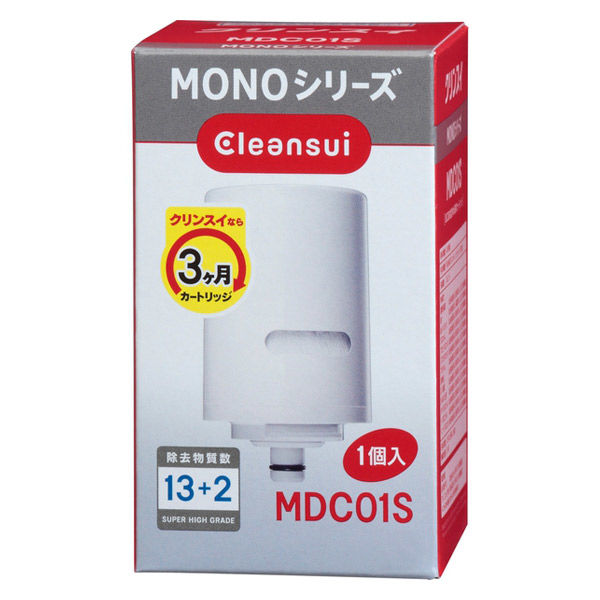 三菱ケミカル・クリンスイ　浄水器　交換カートリッジ　MONOシリーズ　【MDC01S】