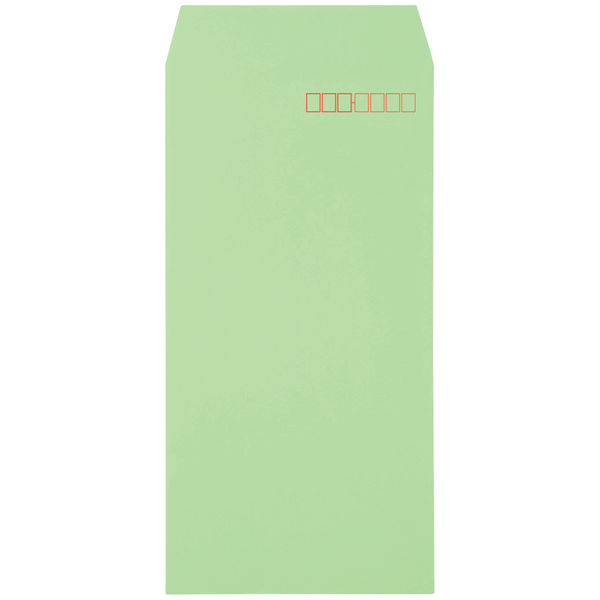 カラー封筒 アメリカン40 グリーン 長3 1箱（1000枚） ムトウユニパック - アスクル