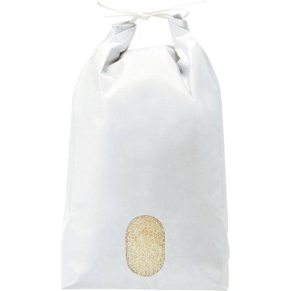アスクル】 【袋・包装資材（米袋）】マルタカ KH-0850 紐付白クラフト 無地 窓付 5kg 1梱包（100枚入）（直送品） 通販 -  ASKUL（公式）