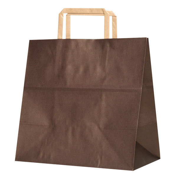【紙袋】平紐手提袋 H平26 ショコラ XZT69939 1袋（50枚入）パックタケヤマ