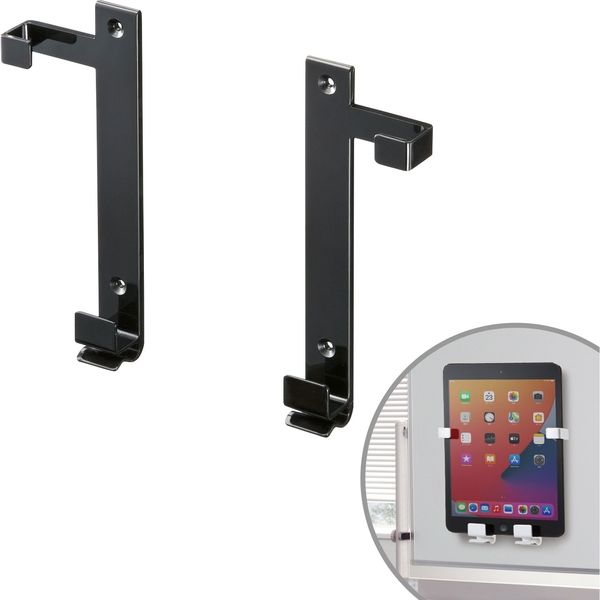 サンワサプライ iPad・タブレットホルダー（ブラック） MR-TABST9BKN 1台（直送品）
