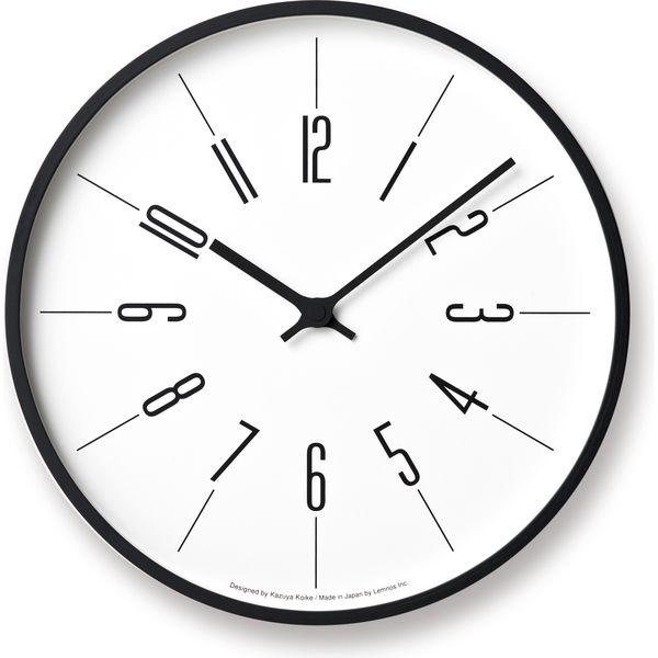 アスクル タカタレムノス Lemnos 掛け時計 電波時計 時計台の時計 直径305×奥行48ｍｍ アラビック KK17-13 A 1個（取寄品）  通販 - ASKUL（公式）