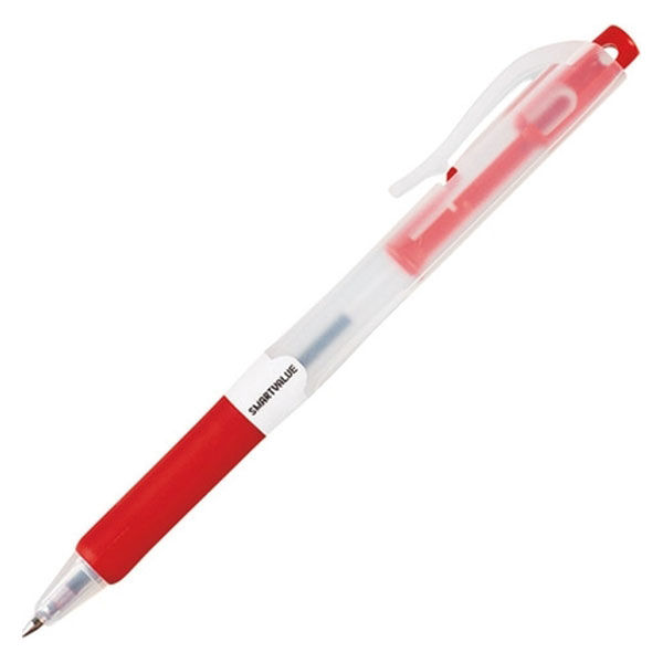 ジョインテックス ボールペン 赤10本 H012J-RD-10P 1箱（直送品） - アスクル
