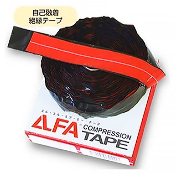 KVK LLFAテープ シリコーン自己融着テープ R1-5-8AJP-K 赤 １巻