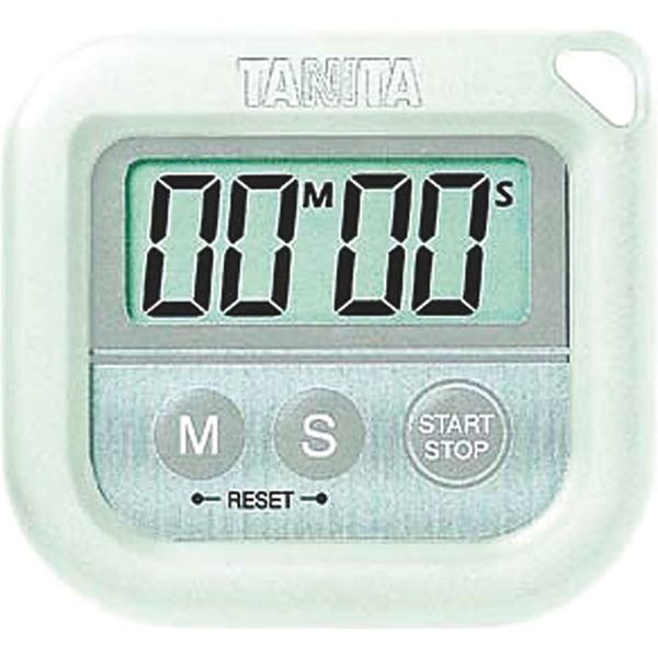 注目ブランド まとめ タニタ デジタルタイマー 丸洗いタイマー100分計 ホワイト TD-376N-WH 1個