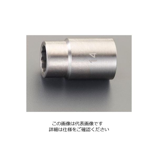 エスコ（esco） 1/2”DRx12mm ソケット（チタン合金製） 1個 EA618WP-12（直送品）