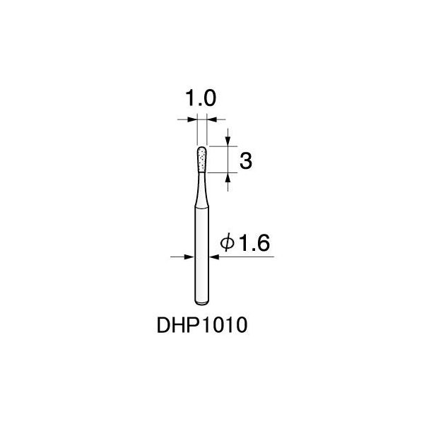 高い素材 アルゴフアイルジャパン 1.6軸DEダイヤ FGダイヤモンドポイント DHP1012 www.bae173.jp