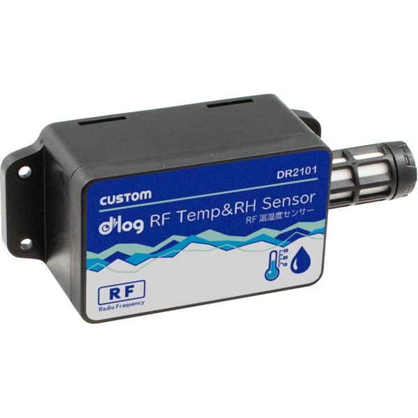 カスタム dlog中距離無線温湿度センサー DR2101 1台（直送品） - アスクル