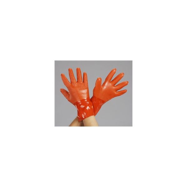エスコ（esco） ［LL］ 手袋（耐油/塩化ビニール・綿 ポリエステル裏） 1セット(15双) EA354GE-18（直送品）