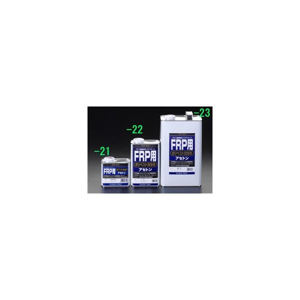 エスコ（esco） 0.4L ポリエステル洗浄剤（FRP用） 1セット(10缶) EA942ES-21（直送品）
