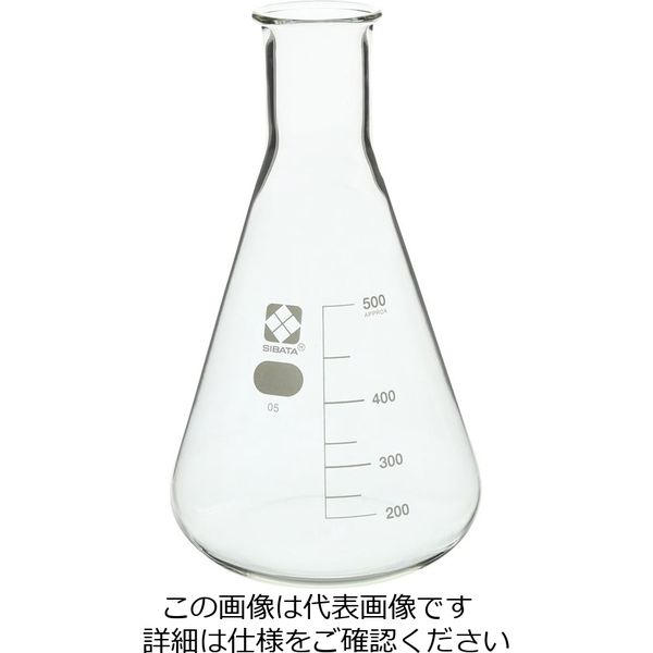 柴田科学 三角フラスコ 500mL 10入 1箱（10個） 010530-500A（直送品