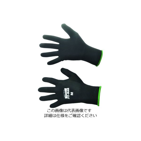 富士手袋工業 富士手袋 プレミアムフィットマン 限定セール 黒 M 1双 195-1425 直送品 ふるさと納税 25-13-M