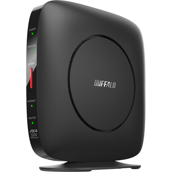 バッファロー無線LAN親機（Wi-Fiルーター）11ax/Wi-Fi 6対応/2401+800Mbps/WSR-3200AX4S/DBK 1台