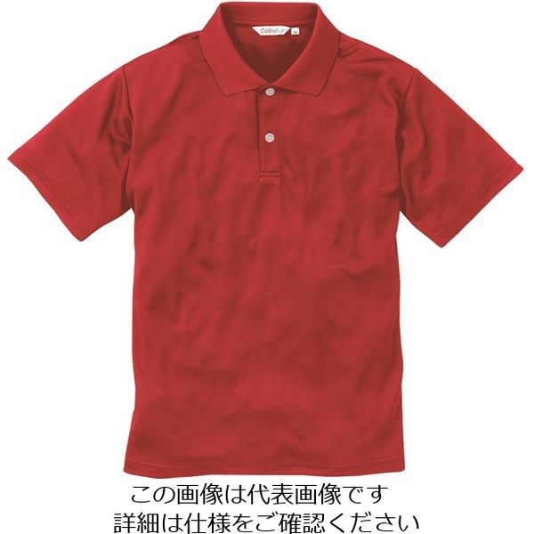 アルトコーポレーション 半袖ポロシャツ レッド L CL-222-46-L 1枚（直送品）