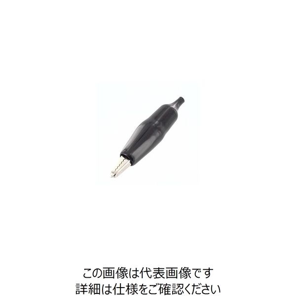 ミヤマ電器 ミノムシクリップA型（Lサイズ） MJ-002 黒 MJ-002BLK 1セット（40個：1個×40セット）（直送品）