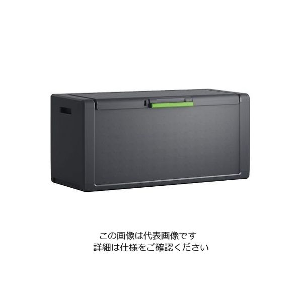 KETER（ケター） ローキャビネット Moby Chest 要組立 ダークグレー 9763100 1個 4-2242-01（直送品）