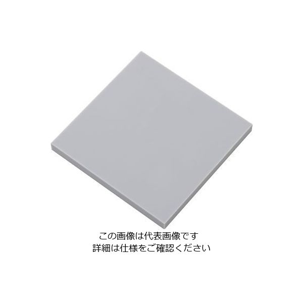 アズワン 樹脂板材（厚物） 硬質PVC・グレー 495×495×15mm 1個 4-2294-01（直送品） - アスクル